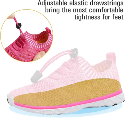 Miniatura 3 de EQUICK - Zapatos acuáticos para niños y niñas con estilo atlético tenis ligeros para infantes niños pequeños y grandes