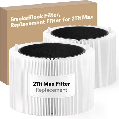 Miniatura 6 de Leemone Paquete de 2 filtros Blue Pure 211i Max AllergenBlock de repuesto compatibles con Blue Pure 211i Max Air Puri-fier, True HEPA y filtro