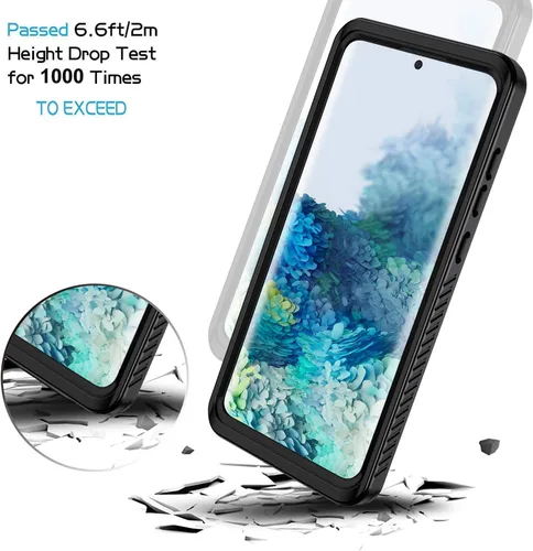 Miniatura 5 de Lanhiem Funda para Samsung Galaxy S20 (No para Plus o Ultra), IP68 Impermeable a Prueba de Polvo con Protector de Pantalla Integrado, Funda