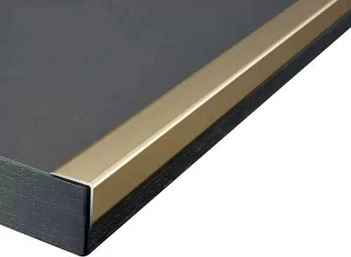 GTPBAO Transición de umbral de alfombra y piso, tiras de aluminio para borde de escalera, umbral plano de sillín, extra estrecho 0.591 in (color: