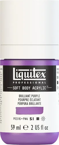 Miniatura 116 de Liquitex Professional Soft Body - Pintura acrílica, botella de 2 onzas (59 ml), blanco titanio Titanio Blanco