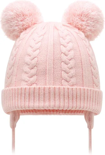 Miniatura 40 de Duoyeree Gorro de invierno para niños pequeños con solapa para las orejas, bufanda gruesa y cálida gorra de calavera para niños y niñas