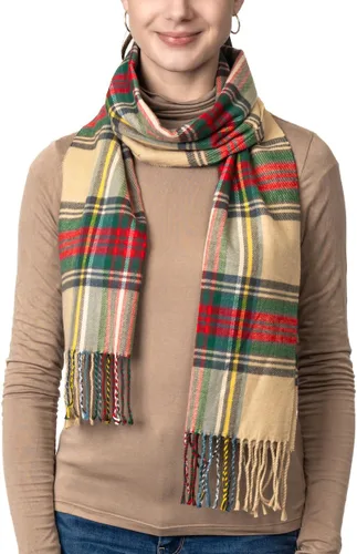 Miniatura 36 de Bufanda de invierno Achillea suave y cálida, de tartán, a cuadros, de cachemira, unisex