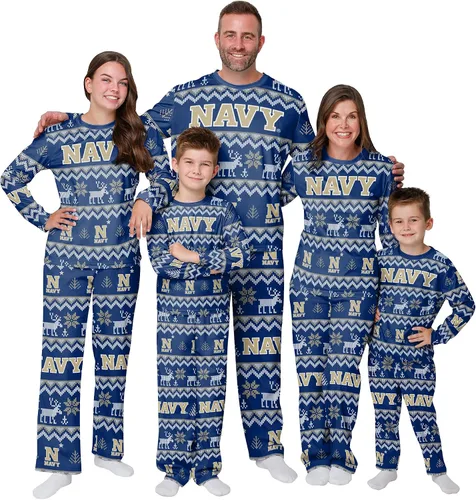 Miniatura 16 de FOCO - Conjunto de pijama familiar a juego con estampado llamativo del equipo de la NCAA, para unisex-adulto