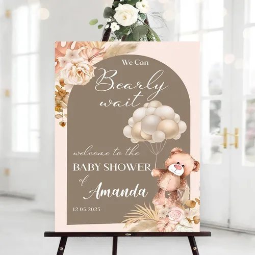 Miniatura 25 de Letrero personalizado de Baby In Bloom, letreros de bienvenida para baby shower, decoraciones de baby shower, baby shower, letrero de bebé