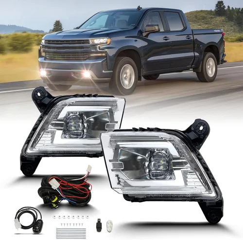 Miniatura 32 de Fog Lights Compatible With 2013 2014 2015 Ford Explorer Front Bumper Driving Lamp Assembly Clear Lens