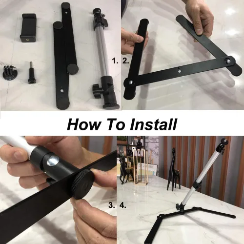 Miniatura 6 de Soporte para proyector de fotocopias pico, soporte para teléfono, soporte ajustable para enseñanza en línea para transmisión en vivo, horneado