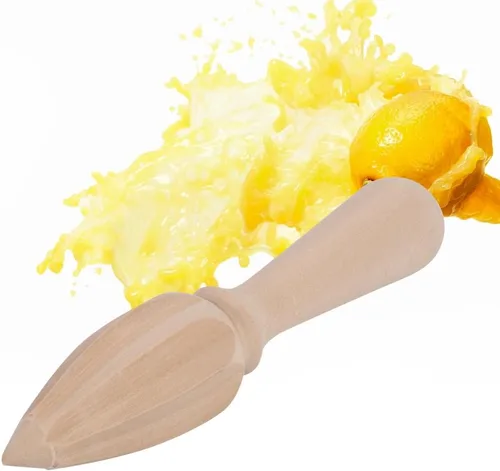 Miniatura 4 de FLEXMAN Wooden Lemon Squeezer Reamer, Multi Purpose Useful Manual Citrus Squeezer, Lemon Hand Juicer, Lime Squeezer for Lemons, Limes, Oranges