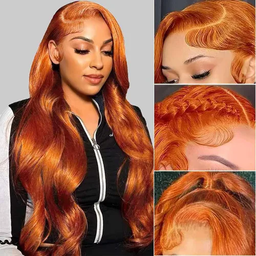 Miniatura 12 de Srakuw Wear and Go - Pelucas de cabello humano sin pegamento, precortadas con encaje frontal, pelucas para mujeres negras, sin pegamento, onda