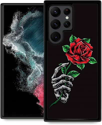 Miniatura 38 de ZHEGAILIAN Funda compatible con Samsung Galaxy S22 Ultra, antideslizante, de poliuretano termoplástico suave, a prueba de golpes, compatible