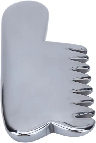 Miniatura 5 de Peine de Terahercios, Gua Sha Terahertz Peine, Masaje Peine Terahercios, Peine de Piedra Terahercios para SPA Acupuntura, Peine de peluquería