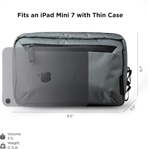 Miniatura 4 de ALPAKA Elements Tech Case - Organizador de viaje para electrónicos, cables, EDC con telas resistentes a la intemperie, cremalleras YKK