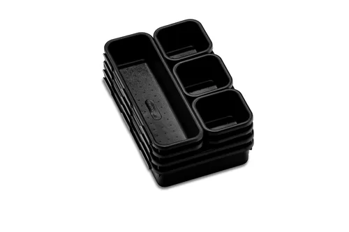 Miniatura 5 de madesmart Paquete de 8 cubos entrelazados con cajones personalizables y organizador de escritorio para oficina, cocina, baño y herramientas