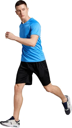 Miniatura 5 de BUYJYA Pantalones de compresión para hombre, camisa de manga larga, conjuntos atléticos, ropa de gimnasio, entrenamiento, 5 uds