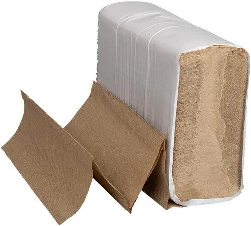 Miniatura 4 de Karat Toallas de papel multipliegues, absorbentes y resistentes, 334 hojas x 12 paquetes, fibras recicladas