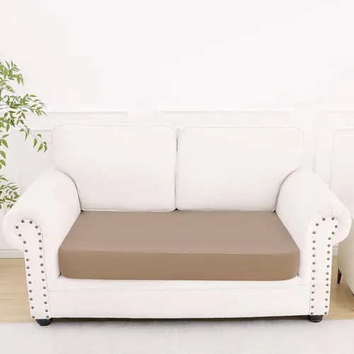 Miniatura 86 de Smiry Fundas de cojín de sofá estampadas, fundas elásticas suaves para sofá, fundas de sofá lavables antideslizantes, protector de muebles para Beige