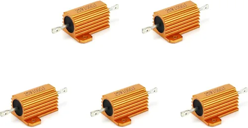 Miniatura 7 de Resistencia bobinada 10W 100 Ohm 5% Resistencias de carcasa de aluminio - 5pcs