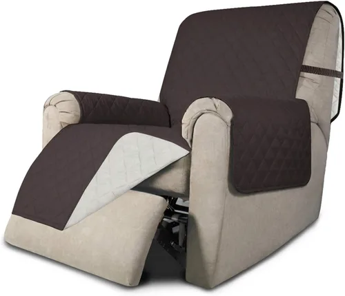 Miniatura 169 de Easy-Going - Funda para sofá, futón y sillón sin reposabrazos, reversible, resistente al agua, para mascotas y niños (azul oscuro/azul claro)