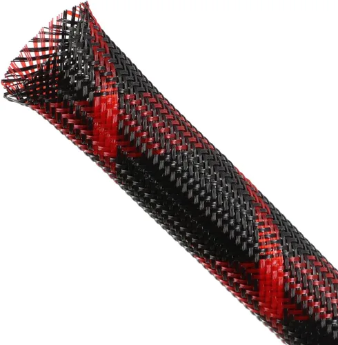 Miniatura 9 de Funda trenzada expandible, telar de alambre automotriz PET, gestión de cables flexible para audio y video y otros dispositivos domésticos, protector
