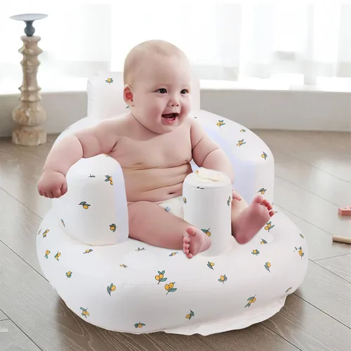 Miniatura 6 de EKEPE Asiento Inflable para Bebé para Bebés de 3 Meses en Adelante, Asientos de Piso para Infantes para Sentarse Erguido, Asientos de Bebé