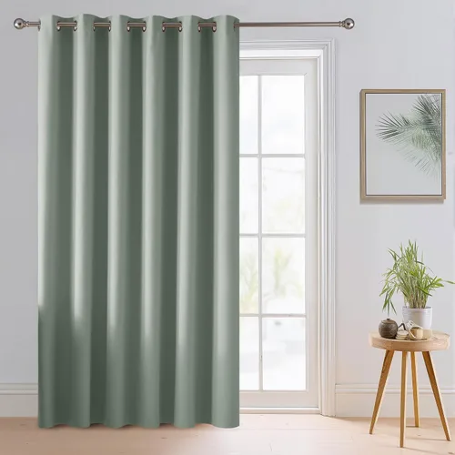 Miniatura 140 de RYB HOME - Cortinas extra largas con bloqueo de luz, persianas opacas insonorizadas para privacidad para cine en casa, oficina, fondo de patio, sala