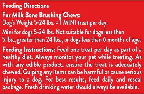 Miniatura 6 de Milk-Bone Original Brushing Chews, 18 mini golosinas dentales diarias para perros (paquete de 5)
