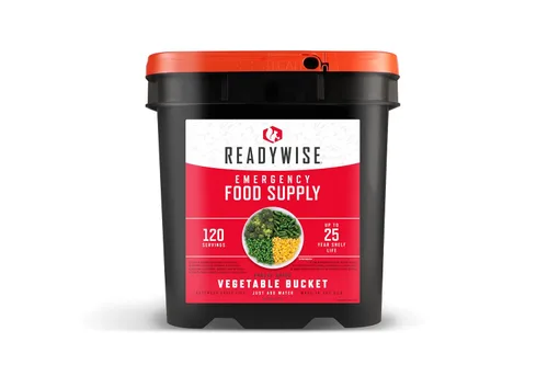 Miniatura 10 de ReadyWise Prepper Pack Cubo – 52 porciones de suministro de alimentos de emergencia, kit de supervivencia, comidas con proteínas, alimentos