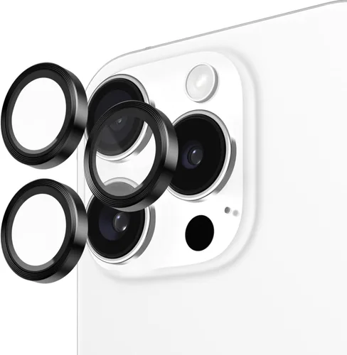 Miniatura 9 de Pelican Protector de lente de cámara con anillos de aluminio para iPhone 16 / iPhone 16 Plus - Vidrio templado 9H - Resistente a los arañazos