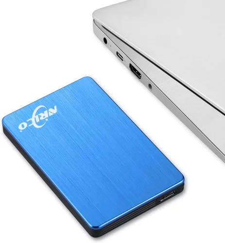Miniatura 3 de NRICO 320GB Disco duro externo portátil USB 3.0 HDD de 2.5 pulgadas, almacenamiento compatible para PC, Mac, computadora de escritorio, PS4