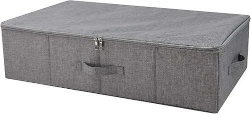 Miniatura 9 de iwill CREATE PRO Contenedores organizadores plegables de almacenamiento para zapatos debajo de la cama con tapa, cesta organizadora de ropa debajo