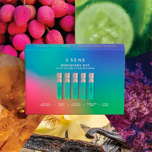 Miniatura 3 de 5 SENS Discovery Kit - Eau de Parfum Travel Spray Set: In Too Deep, Catch Feelings, Life of the Party, Twin Flame & Burn For You - Fragancia fina
