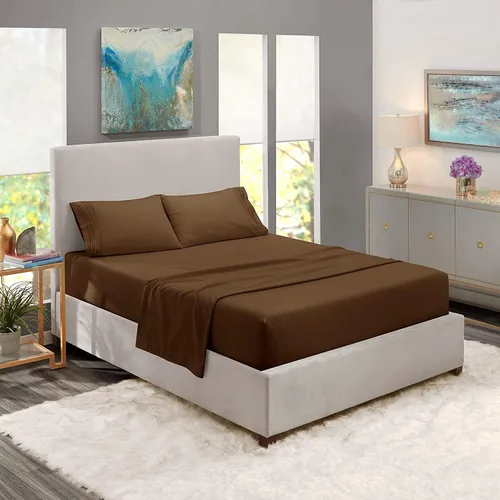 Miniatura 13 de Juego de sábanas divididas de 5 piezas, juego de sábanas de tamaño King dividido para cama ajustable, 100% algodón, 800 hilos, bolsillo profundo