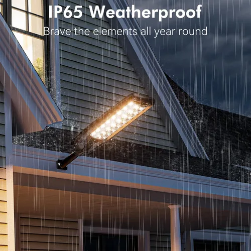 Miniatura 6 de Farolas solares impermeables para exteriores, 30000 lúmenes, luz LED comercial con sensor de movimiento y control remoto, iluminación de seguridad