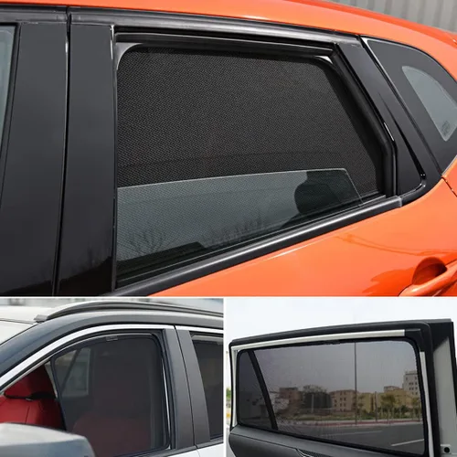 Miniatura 3 de ZJIEX Parasol para ventana lateral de automóvil para niños, para XC40 2018-2023, cortina magnética con protección solar UV, accesorios de automóvil