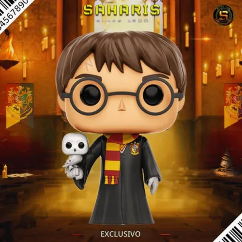 Miniatura 2 de Funko POP! Movies: Harry Potter - Harry Potter con Hedwig Estándar