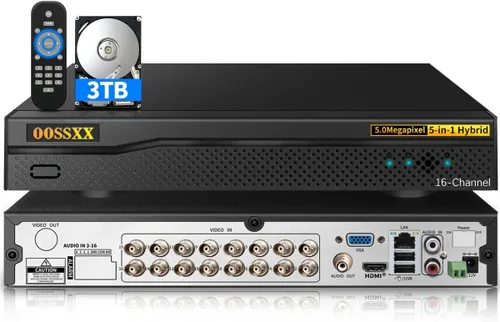 Miniatura 14 de Grabador de seguridad DVR híbrido 5MP 8CH H.265+ de 5MP 8CH, 5 en 1, compatible con cámara TVI/CVI/AHD/CVBS/IP, compatible con ONVIF