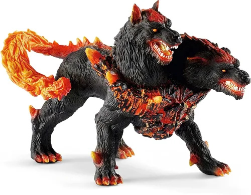 Miniatura 4 de Schleich Eldrador Creatures - Juego de 5 criaturas de fantasía - Lobo de hielo, sabueso de lava, bestia de roca y espada - Figuras de monstruos