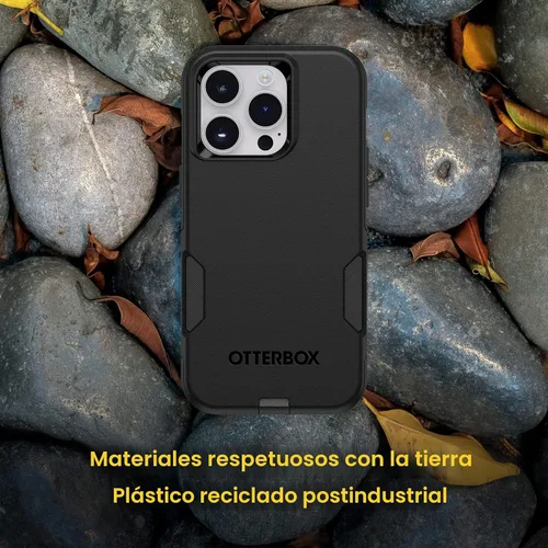 Miniatura 6 de OtterBox Funda para iPhone 14 Pro (solamente) de la serie Commuter, color negro, delgada y resistente, apta para bolsillo, con protección de puerto