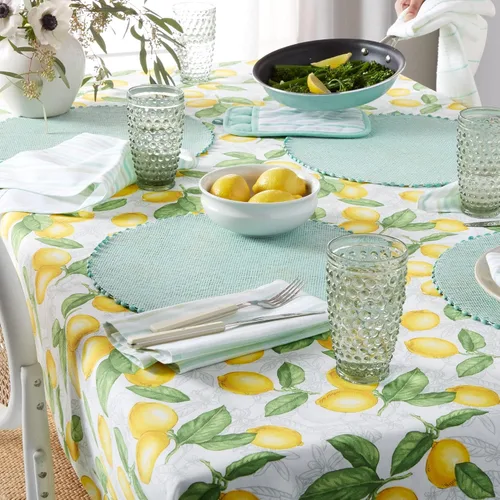 Miniatura 10 de Martha Stewart Modern Waffle - Juego de 6 toallas de cocina de punto gofre, color azul aguamarina, 16 x 28 pulgadas