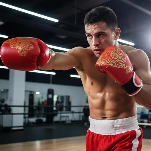 Miniatura 5 de 1 par de guantes de entrenamiento de boxeo: guantes de perforación de superficie de poliuretano para principiantes, guantes de entrenamiento