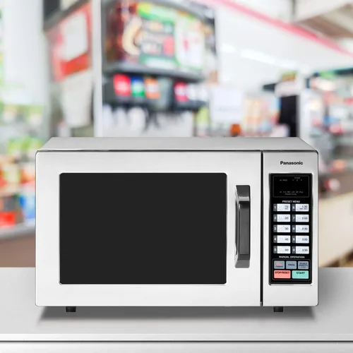 Miniatura 4 de Panasonic horno de microondas comercial 1000W con la cubierta de placa de lujo de las mercancías nórdicas