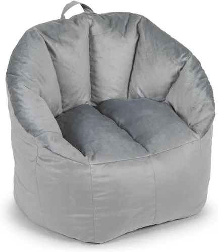 Miniatura 10 de Big Joe Milano - Silla de Puf con Cuero Montana Negro Vibe