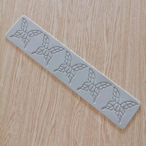 Miniatura 6 de Moldes de silicona 3D con forma de mariposa hueca, molde de fondant para molde de encaje, hornear, dulces, gomitas, azúcar, manualidades, pasteles