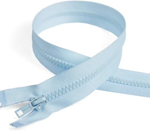 Miniatura 7 de Cremalleras de extremo abierto #5 de 18 pulgadas de largo con dientes de plástico, azul Alice, marca Bias Bespoke