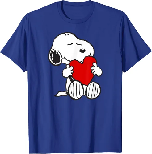 Miniatura 25 de Peanuts Camiseta de San Valentín Snoopy Hugging Heart, Negro