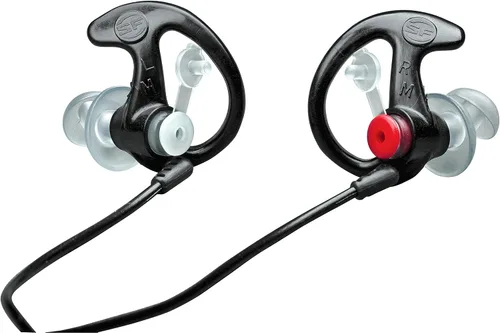SureFire EP3 Sonic Defenders - Tapones para oídos filtrados, diseño de doble brida, reutilizables