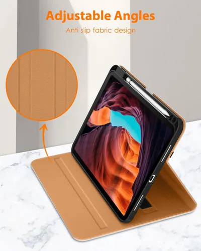 Miniatura 3 de DTTO Funda para iPad (A16) 11ª Generación de 11 Pulgadas 2025, Funda para iPad 10ª Generación de 10.9 Pulgadas 2022, Funda de Soporte Folio de Blanco