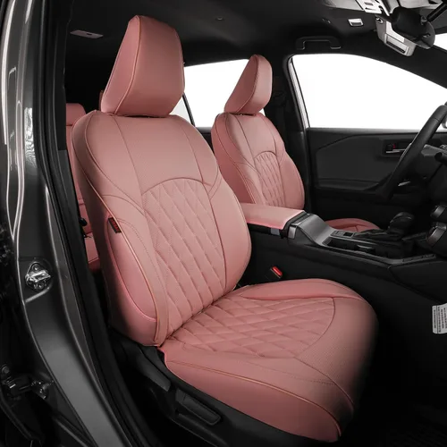 Miniatura 10 de EKR - Juego completo de fundas de asiento de cuero para automóvil de ajuste personalizado (color negro)