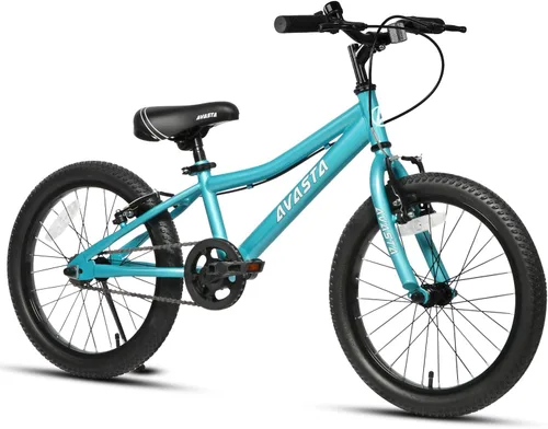Miniatura 14 de AVASTA Bilbo - Bicicleta infantil de 18 20 pulgadas para niños y niñas de 5 a 10 años, estilo retro, de acero de alto carbono, con manillar