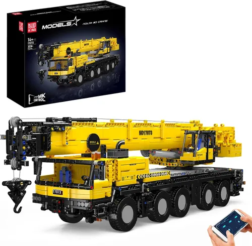 Mould King 17073 Engineering LTM All Terrain Grúa de Construcción Control Remoto Modelo Modelo de Construcción Conjunto de Construcción (3218